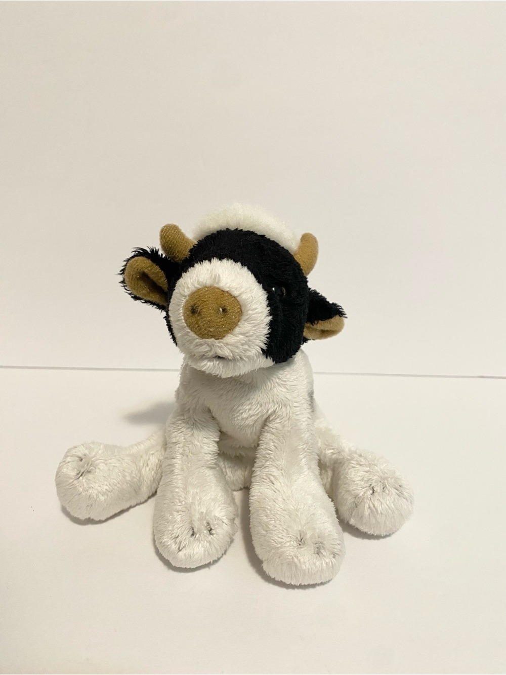 Russ Luv Pets Cow Cranbury Mini Plush Stuffed Animal Beanie Farm 5”